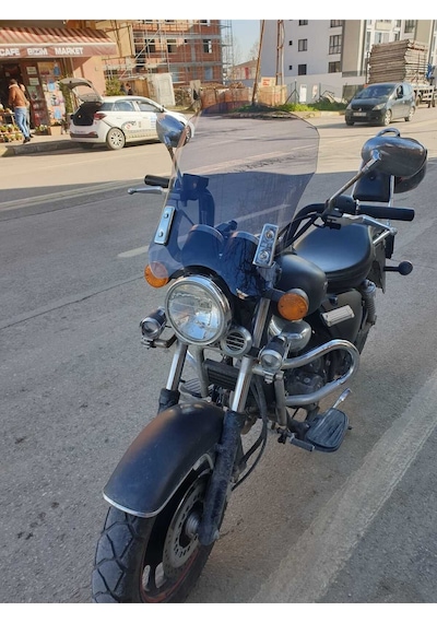 Motocam Küba Süperlight 150 Ön Cam 2008-2026 Model 53cm Füme Renkli 4mm Aparatsız