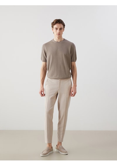 Lcw Vision Bej Slim Fit Erkek Pantolon