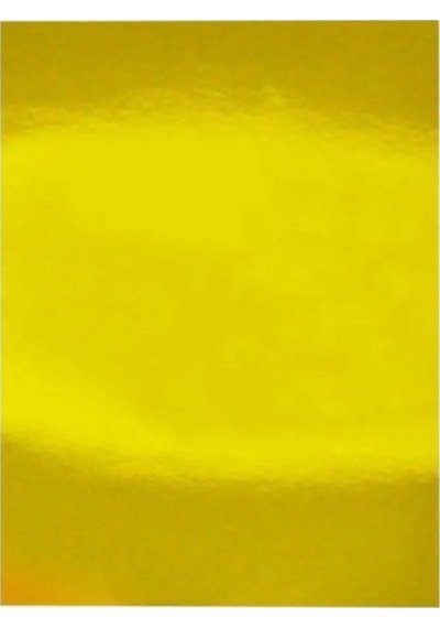 Aynalı Metalik Metalize Fon Kartonu Altın Sarı Gold 50x70cm 10 Adet