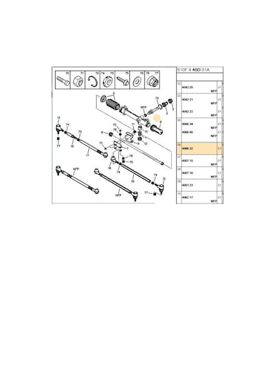 Direksiyon Körüğü Sol 106 Ssc0664324-406632