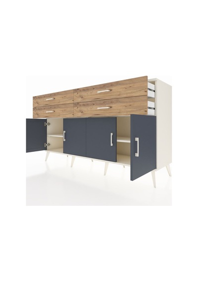 Hyperion Konsol 2 Raflı 4 Çekmeceli 8 Kapaklı 176x44x99 Aytaşı-an Aytaşı-antrasit/çam Hyperion Konsol 2 Raflı 4 Çekmeceli 8 Kapaklı 176x44x99 Aytaşı-an Aytaşı-antrasit/çam