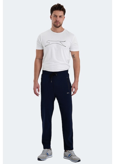 Slazenger Ones In Erkek Fermuar Cepli Lacivert Eşofman Altı Lacivert