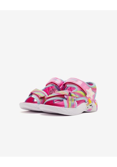 Skechers Unıcorn Dreams Sandal Küçük Kız Çocuk Pembe Işıklı Sandalet 303107n Pkmt