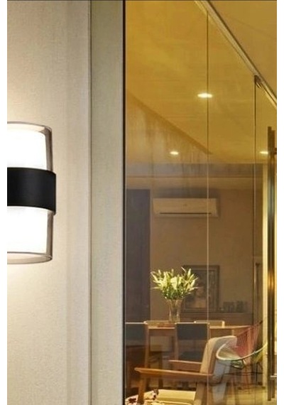 Led Duvar Apliği 12w 3200k Gün Işığı Ip54 Dış Mekan Bahçe Aydınlatması Bx-316747 Rekli
