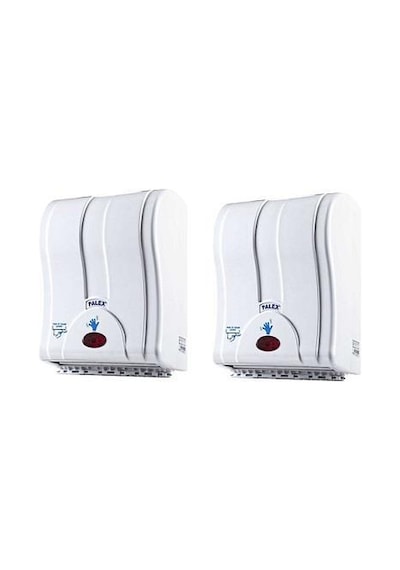 Palex 21Cm Fotoselli Otomatik Havlu Dispanseri 2 Adet Beyaz