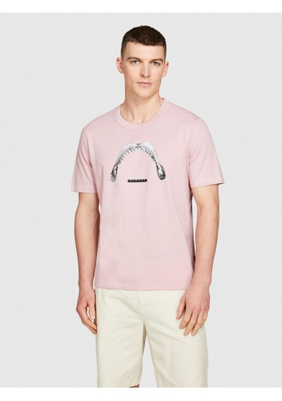 %100 Pamuk Önü Baskılı Bisiklet Yaka T-shirt Erkek Mix T-shirt - 324p3ı1xs103j Çok Renkli