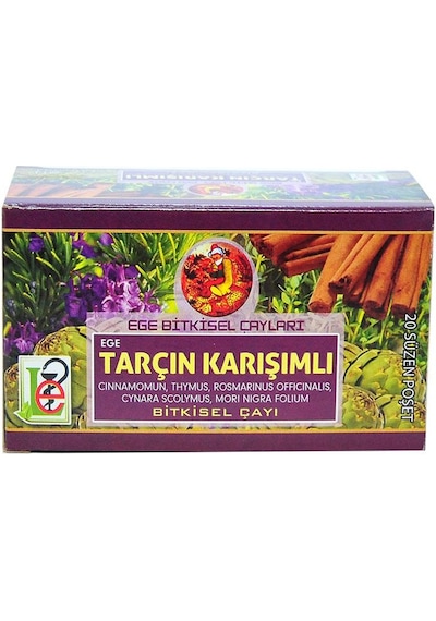 Ege Lokman Tarçın Karışımlı Bitki Süzen Poşet Çay 20 x 1.5 G