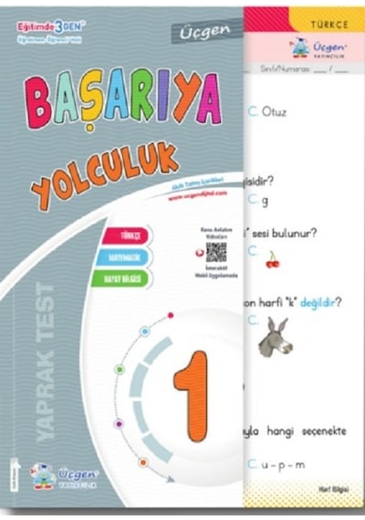 Üçgen 1.sınıf Başarıya Yolculuk Yaprak Test + Hafta Sonu Ödevlerim 2.dönem Konuları