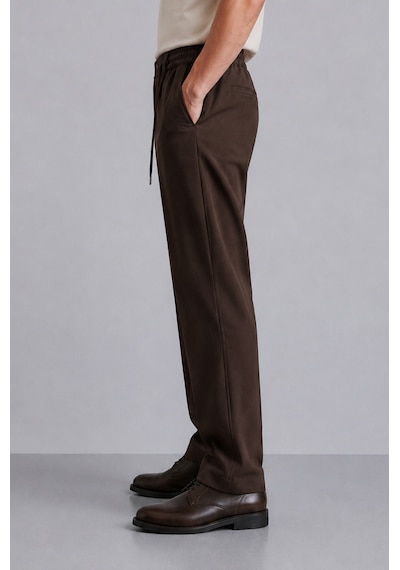 Danger Erkek Comfort Fit Kahverengi Jogger Pantolon Esnek Kumaş Günlük Rahat Kesim 169dngr