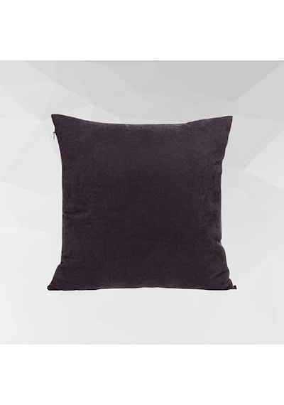 Cortibo Barcelona Kadife Dokulu Kırlent Kılıfı 45x45cm Antrasit Diğer