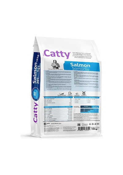 Catty Somonlu Yetişkin Kedi Maması 15 Kg