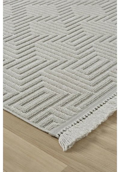 Seyran Halı Ruby 1550 Gri Polyester Makine Halısı