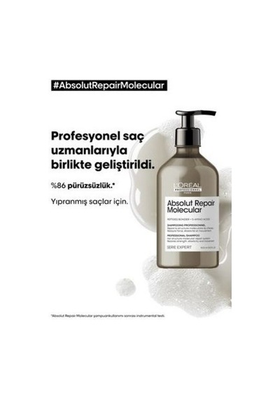 Loreal Şampuan 500ml. Seıı Absolut Repair Mol. Tüm Saç Tipleri