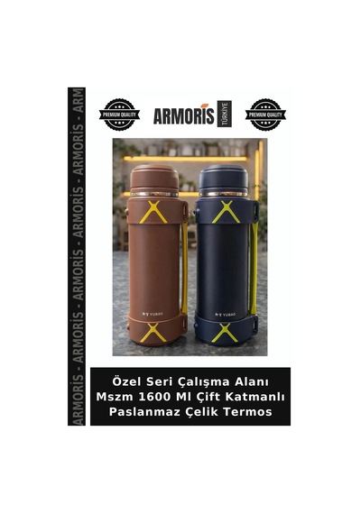 Özel Seri Çalışma Alanı Mszm 1600 Ml Çift Katmanlı Paslanmaz Çelik Termos Çok Renkli