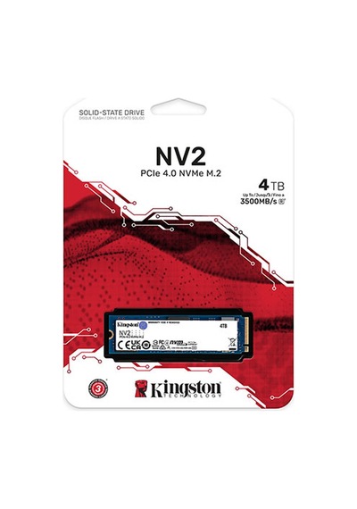 Kingston NV2 SNV2S/4000G 4 TB PCIe 4.0 x4 NVMe M.2 2280 SSD