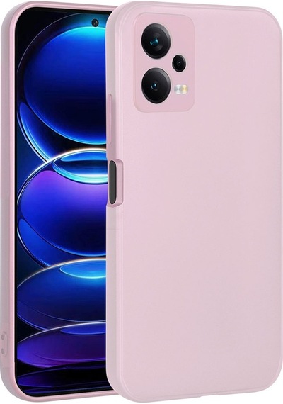 Xiaomi Redmi Note 12 5g Kılıf Zore Premier Silikon Kapak Rose Gold