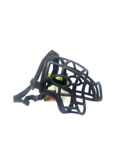 Nunbell Plastik Silikon Köpek Ağızlığı XXL Siyah
