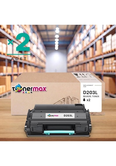 Samsung M3870 Uyumlu Toner Çipli Mltd203l 2'li 5.000 Sayfa