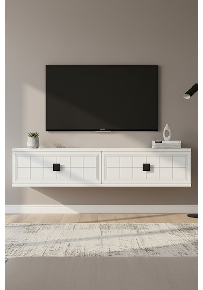 Tda1205a Yuka Duvara Montaj Tv Stand Antrasit 120cm
