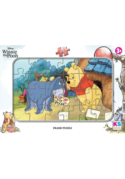 Winnie The Pooh 24 Parça Frame Puzzle.