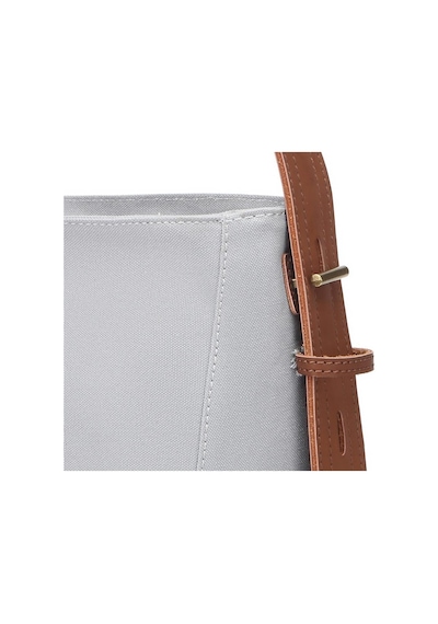 Smart Bags Kanvas Kadın Omuz Çantası Smk Kn-1331 Açık Gri