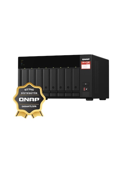 Qnap Ts-873a05 8gb 8tb+8tb 8x3.5" Disk Yuvalı Nas Server