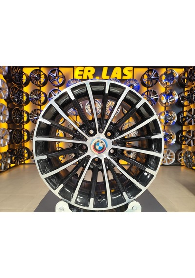 Oem Jant 4 Adet Bmw  7.5 17 5 120 Et37 72.6 Black Mack Jant Revize Edilmiş Takım