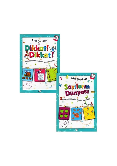 Akıllı Çocuklar Sayıların Dünyası Ve Dikkat Dikkat 2li Set
