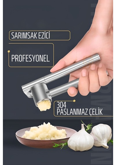 Sarımsak Ezici 304 Paslanmaz Çelik 721210 Çelik Diğer