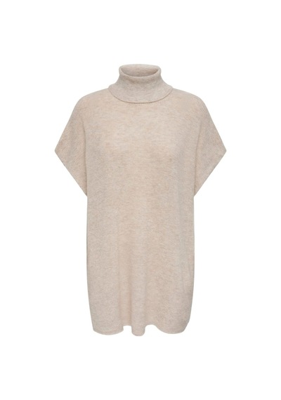 Only Onlparıs Lıfe Loose Highn Wool Vest Knt Kadın Gri Kazak - 15268869 Gri