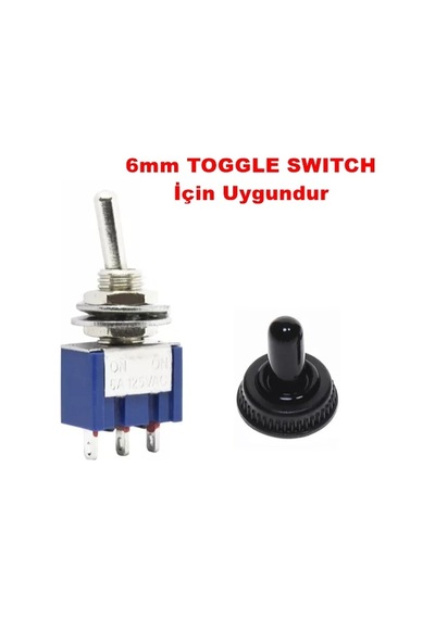 Mr-161a Toggle Swıtch Koruma Kılıfı 6mm Water Proof Cap