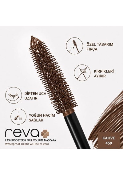 Lash Booster & Full Volume Color Maskara Brown-tam Hacim & Uzatan Renkli Maskara Kahverengi 459 Çok Renkli 67747393