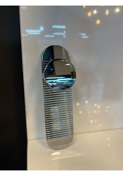 Flow Alfa Metal Kulp 32mm Krom Dolap Kapak Tv Ünite Modern Çekmece Mobilya Komidin Konsol Gümüş