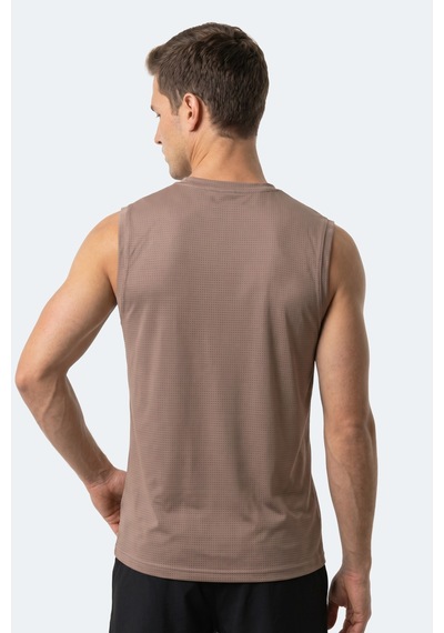 Slazenger Herofıt Erkek Kolsuz Vizon Atlet