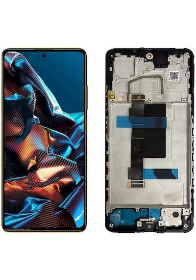 Xiaomi Pocophone Poco X5 Pro Uyumlu Çıtalı Lcd Ekran Dokunmatik