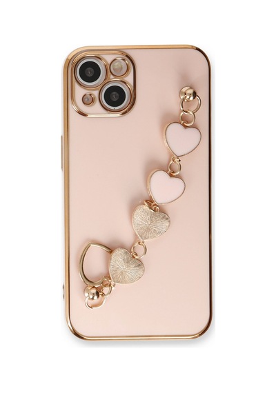 Apple iPhone Uyumlu 14 Kılıf Esila Silikon - Pudra Bzsxx00 1