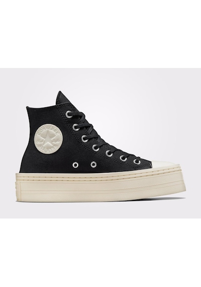 Converse Chuck Taylor All Star Modern Lift Platform Canvas Kadın Sneaker-siyah Siyah