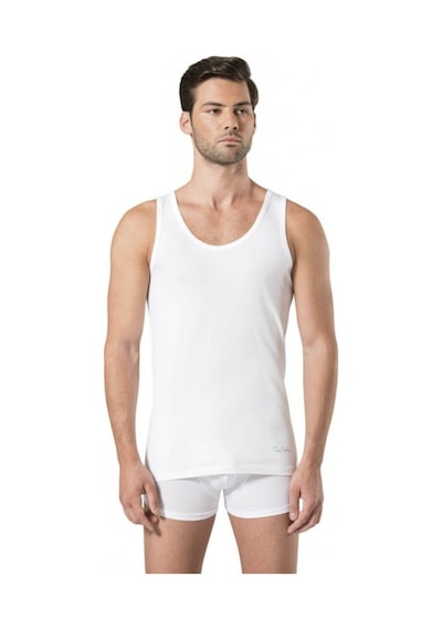 Pierre Cardin Erkek Beyaz Modal Atlet 2 Li Paket Rahat Ve Nefes Alabilen İç Giyim Beyaz