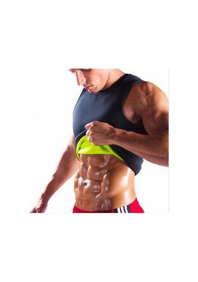 Multiflexpro Erkek Termal Sauna Tayt Ve Atleti Erkek Siyah