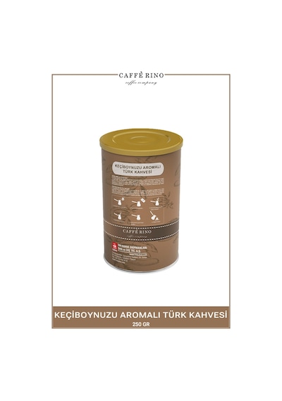 Caffe Rino Keçiboynuzu Aromalı Türk Kahvesi 250 G