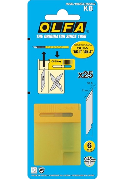 Olfa Kb Maket Bıçağı Yedeği 25 Li