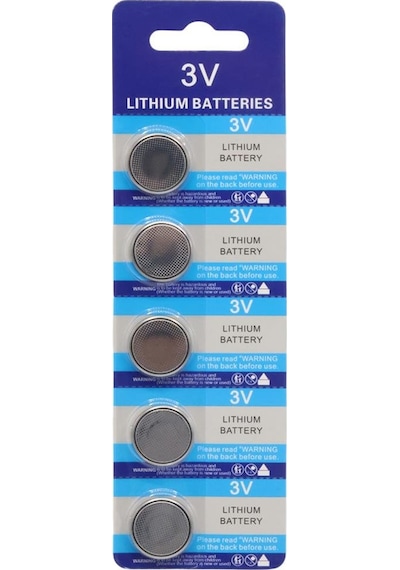 Ayt Powermaster Cr2016 3 Volt Lityum Para Pil 5'li Paket Düğme Pil