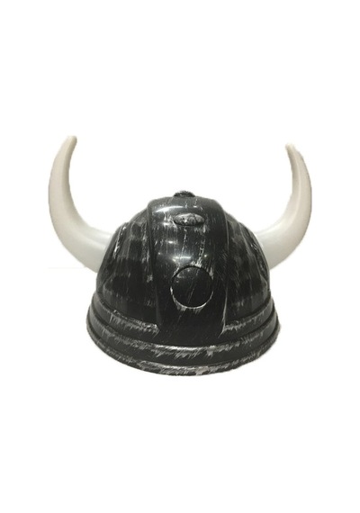 Viking Başlığı Asteriks Başlığı Gümüş Renk.