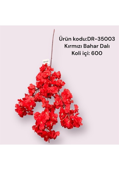Bahar Dalı Tekdal Kırmızı
