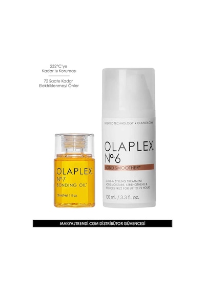 Olaplex No:6 Bond Smoother 100 ML + No:7 Bonding Oil 30 ML