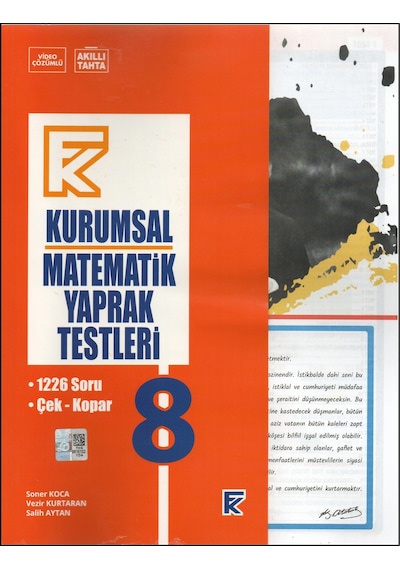 Kurmay 8.sınıf Kurumsal Matematik Yaprak Test