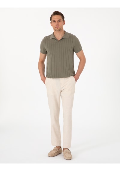 Pierre Cardin Erkek Bej Pantolon Kanvas-chino 50301754-vr011