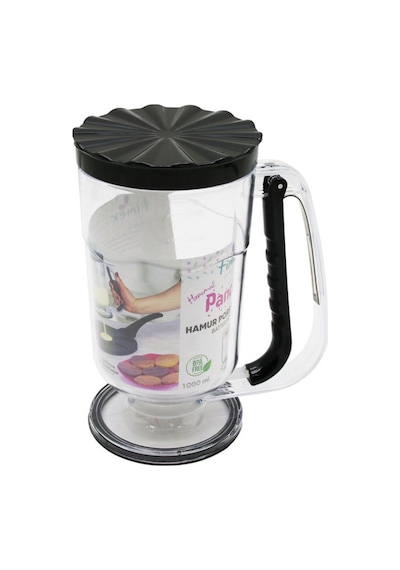 10 Adet Hamur Porsiyonlayıcı 1000 Ml Kapasiteli Li Karıştırıcı Dispenser Şeffaf Plastik Damlatmaz Nozullu Dough Dispenser Batter Pourer