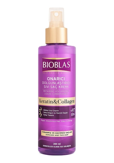 Bioblas Keratin & Kolajen Sıvı Saç Kremi 200 Ml 3 Adet