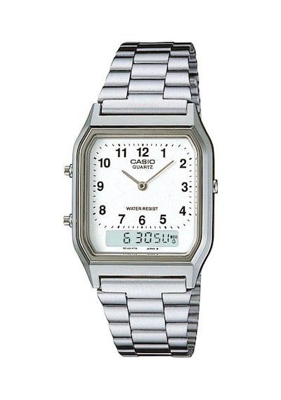 Casio Aq-230a-7bmq Retro Quartz Çelik Gri 28 Mm Erkek Kol Saati